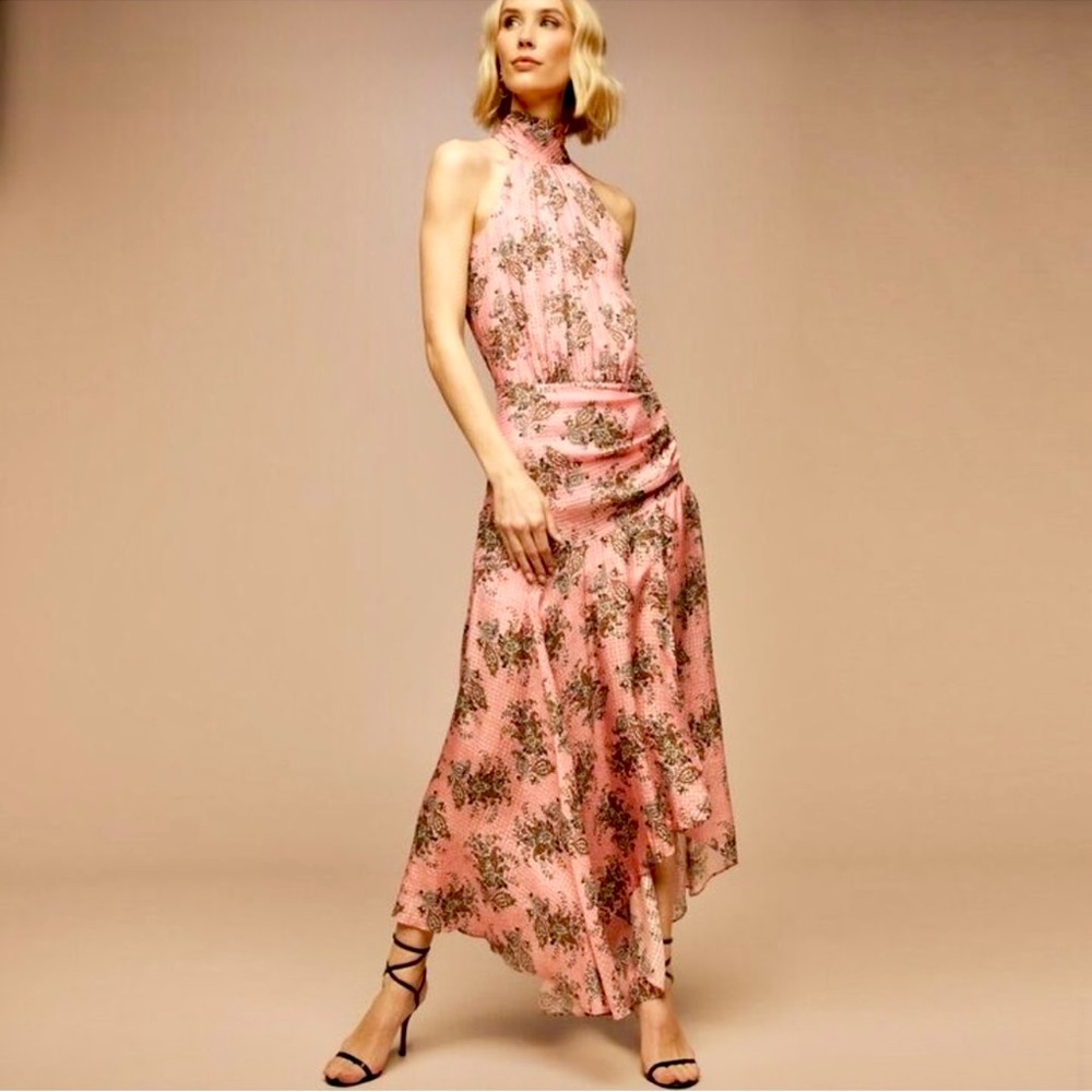 Veronica Beard Blush Floral Maxi Dress NWT